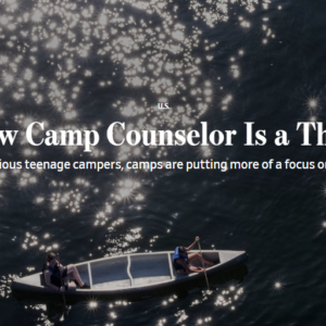 Camp Counselor as Therapist